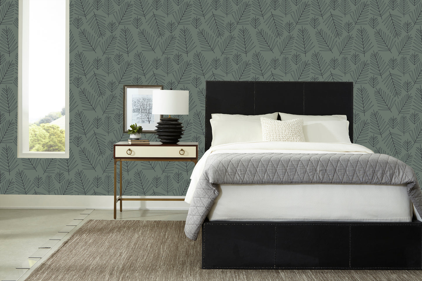 Home Decor:  Ferndale        -    Peel & Stick Wallpaper
