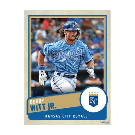 Kansas City Royals: Bobby Witt Jr. 2022 Life-Size Foam Core Cutout - O