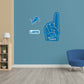 Detroit Lions: Foam Finger - Officially Licensed NFL Removable Adhesive Decal