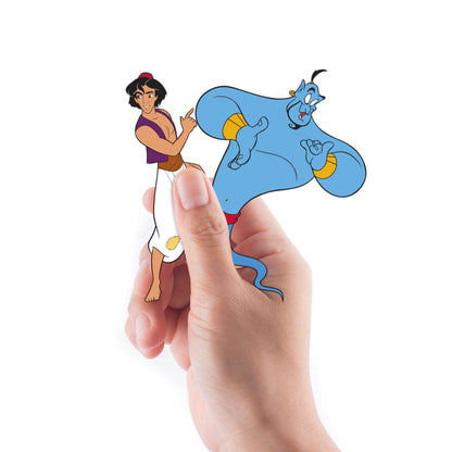 Sheet of 4 -Aladdin:  Minis        - Officially Licensed Disney Removable Wall   Adhesive Decal