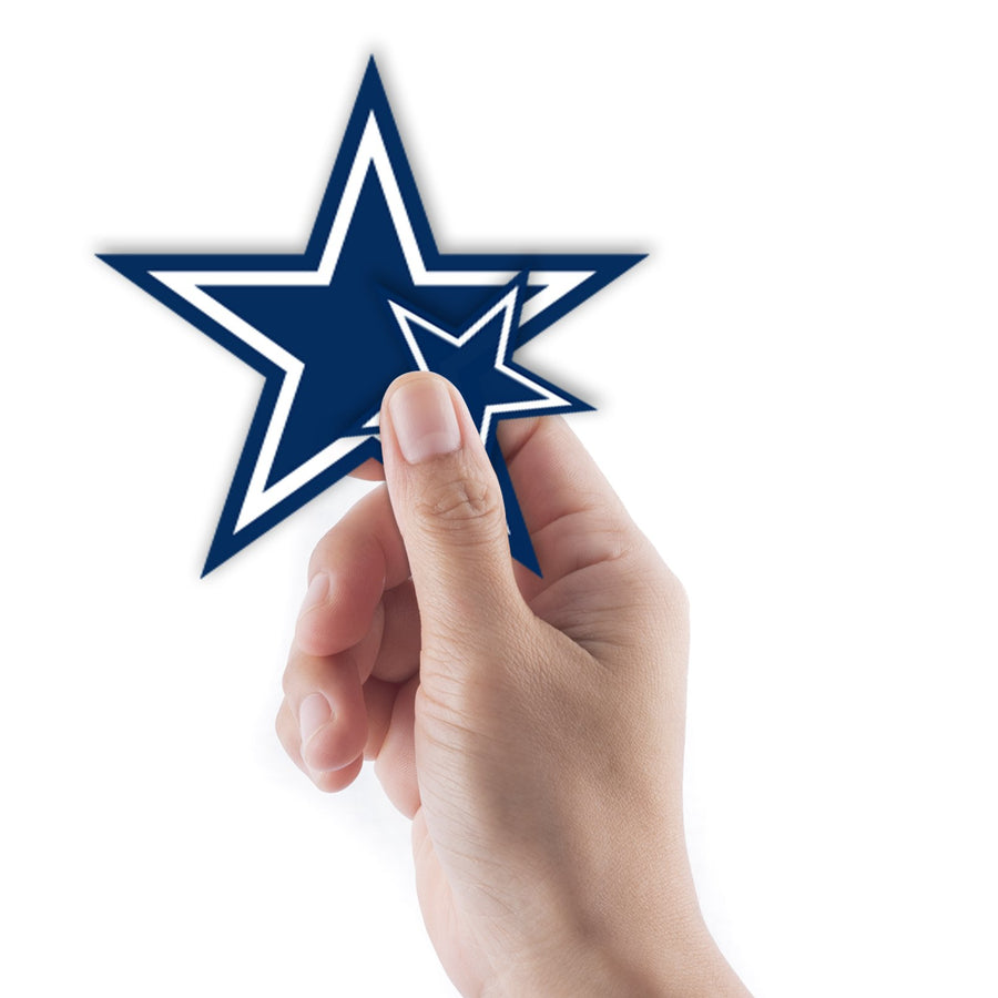 Dallas Cowboys - 5 Logo Minis (Mixed Sizes) - Official NFL - Reusable Vinyl Decals