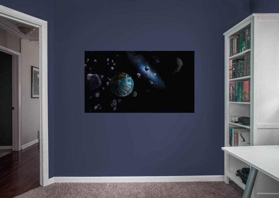 Planets:  Shadows Mural        -   Removable     Adhesive Decal