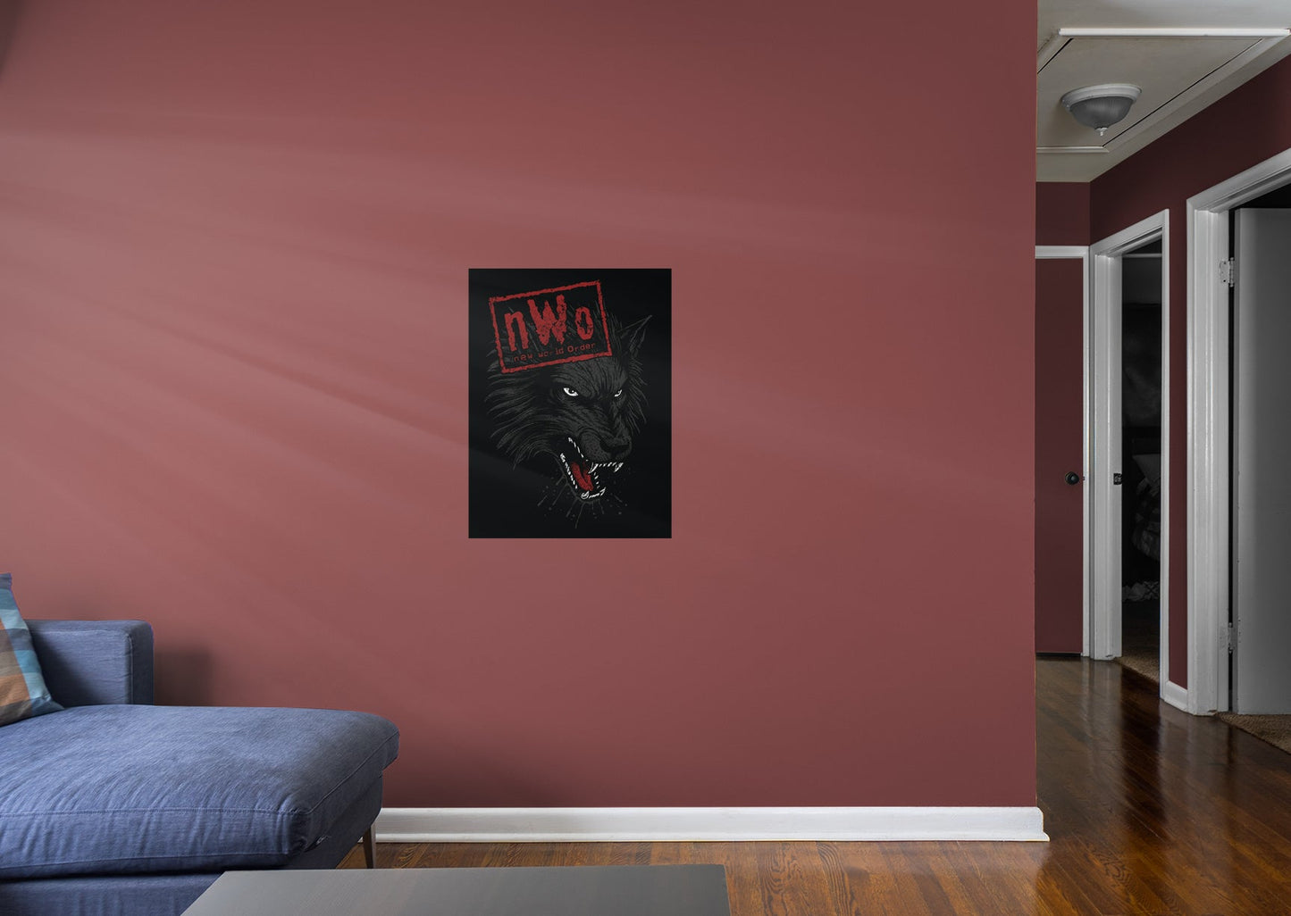 New World Order  Wolf Mural        - Officially Licensed WWE Removable Wall   Adhesive Decal
