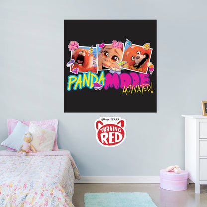 Turning Red: Meilin Panda Mode Activated Poster - Officially Licensed Disney Removable Adhesive Decal