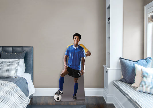 Sports:  Soccer Stand In  Life-Size   Foam Core Cutout  -      Stand Out