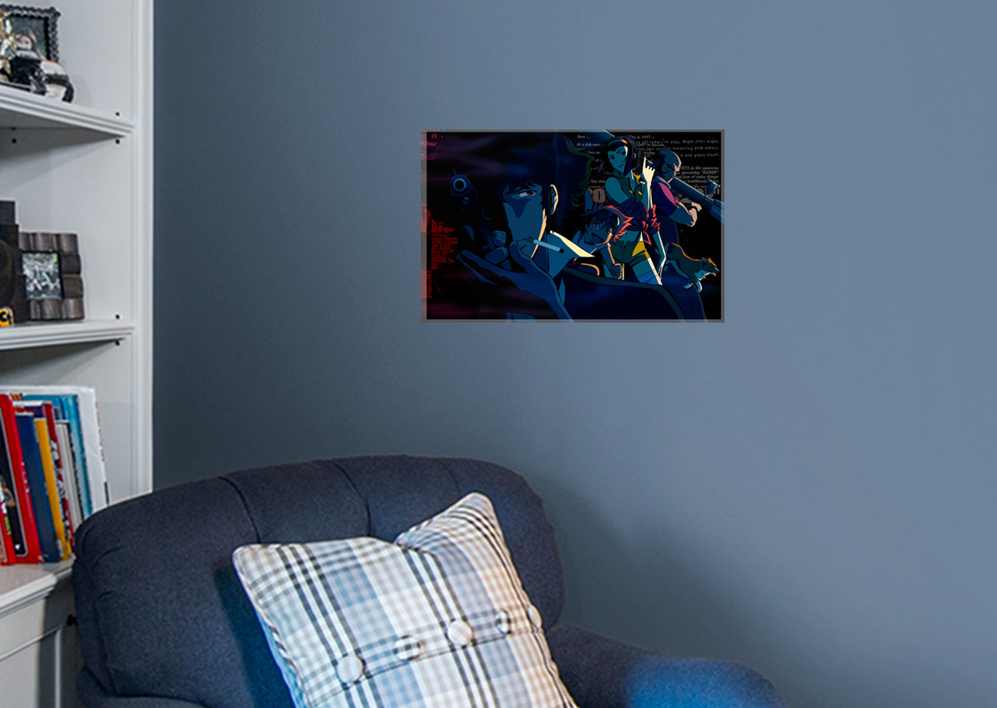 Cowboy Bebop: Shadow Group Mural        - Officially Licensed Funimation Removable Wall   Adhesive Decal