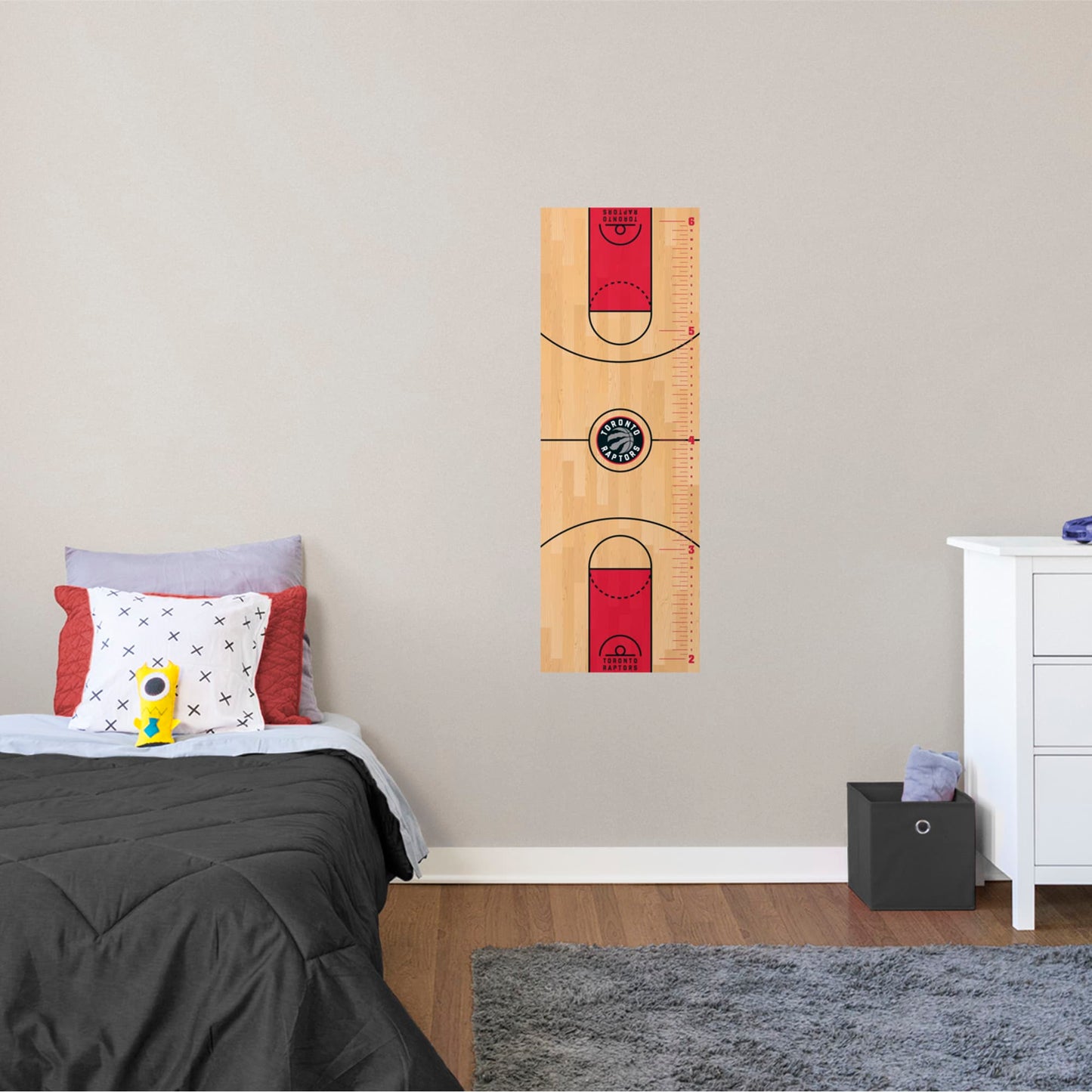 Toronto Raptors: Growth Chart - Officially Licensed NBA Removable Wall Decal
