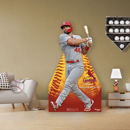 St. Louis Cardinals: Paul Goldschmidt  Stand Out Life-Size   Foam Core Cutout  - Officially Licensed MLB    Stand Out