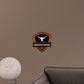 Texas Longhorns:   Badge Personalized Name        - Officially Licensed NCAA Removable     Adhesive Decal
