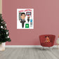 The Office: Michael Scott, Stanley Merry Christmas Mural - Officially Licensed NBC Universal Removable Adhesive Decal