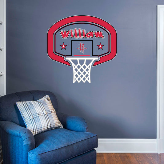 Houston Rockets: Personalized Name - Officially Licensed NBA Transfer Decal