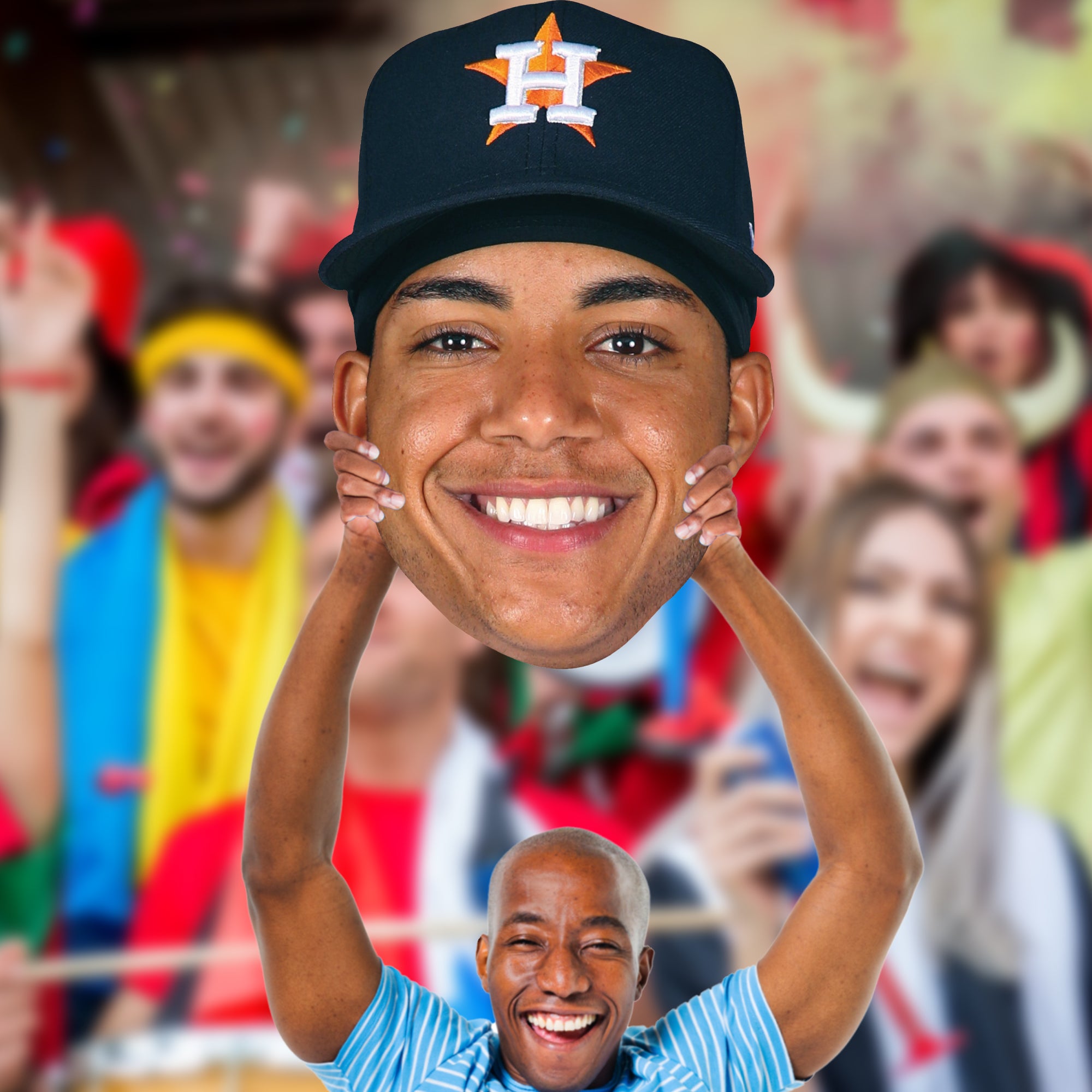 Mlb Head Jeremy Peña - Big Head - Official MLB - Houston Astros - Foam Core Cut ...