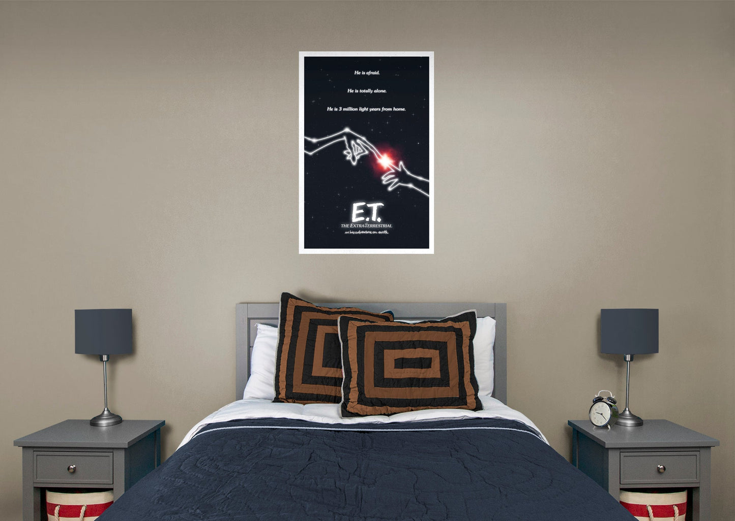 E.T.: E.T. Constellation Hands 40th Anniversary Poster - Officially Licensed NBC Universal Removable Adhesive Decal