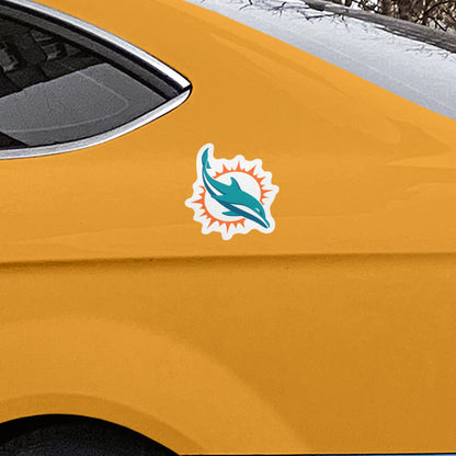 Miami Dolphins:  2022 Car  Magnet        - Officially Licensed NFL    Magnetic Decal