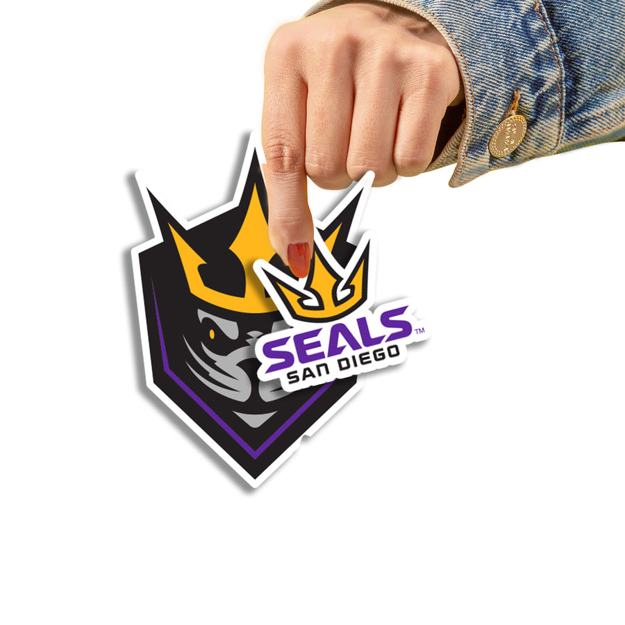 San Diego Seals: Logo Minis - Officially Licensed NLL Removable Adhesive Decal