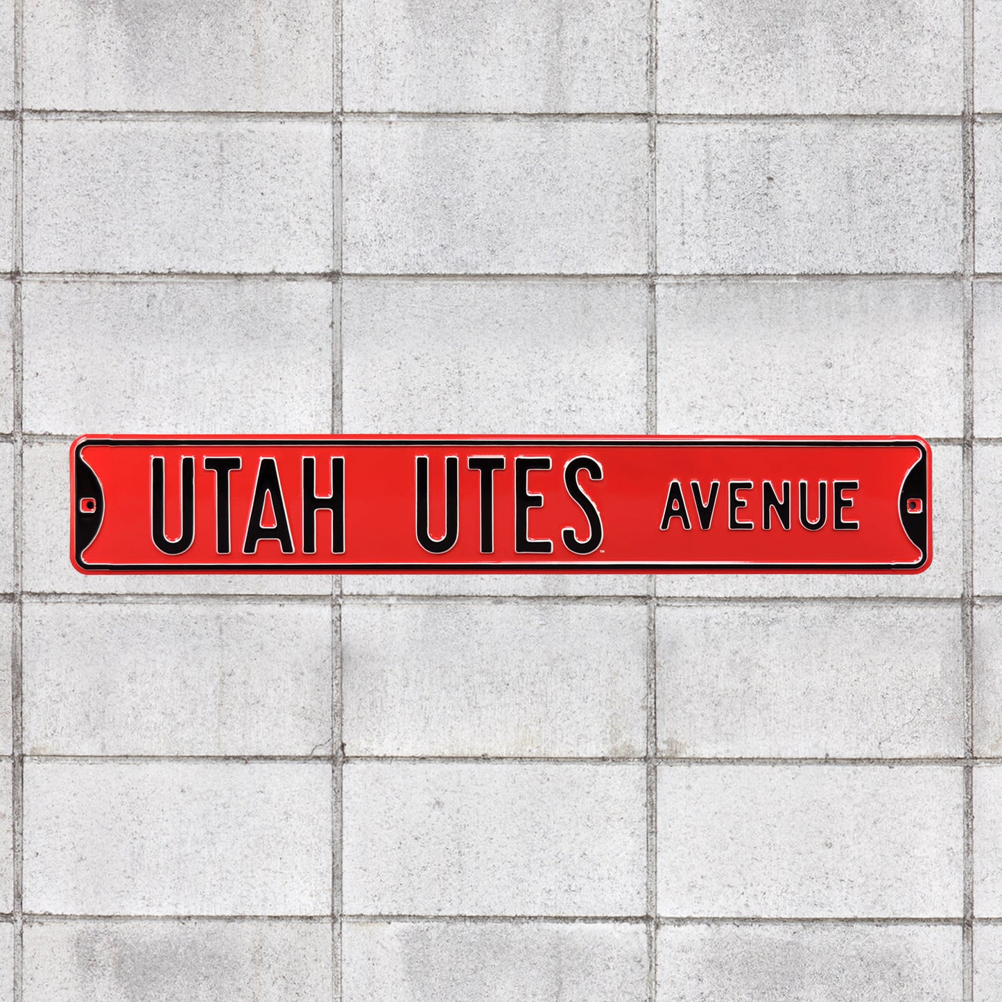 Utah Utes: Utah Utes Avenue - Officially Licensed Metal Street Sign