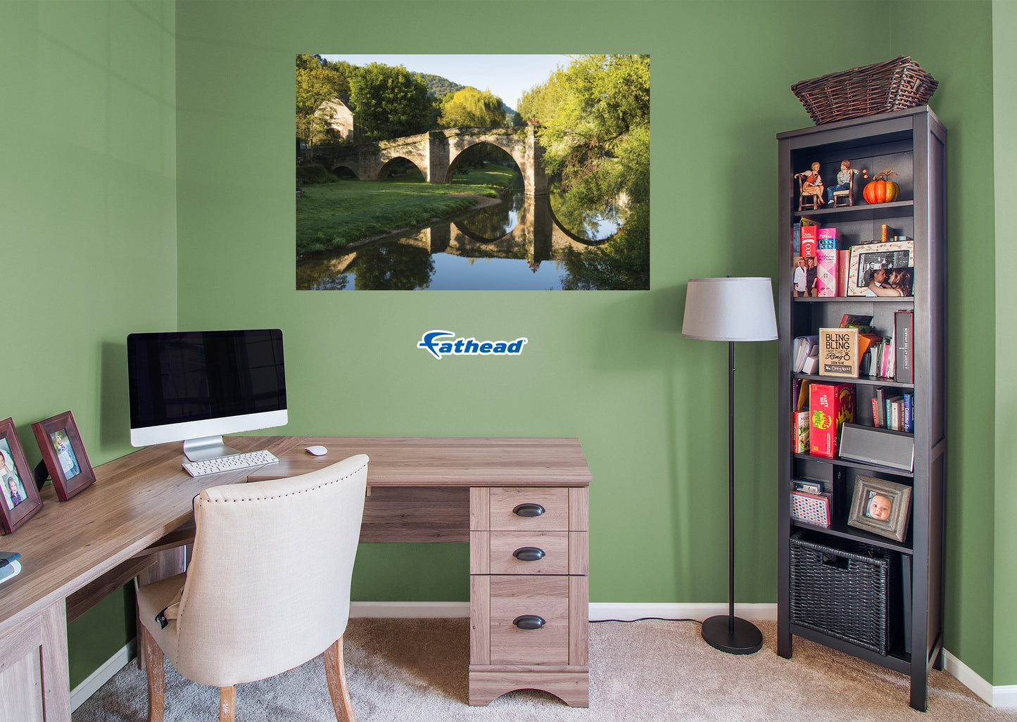 Generic Scenery: The Bridge Realistic Poster        -   Removable     Adhesive Decal