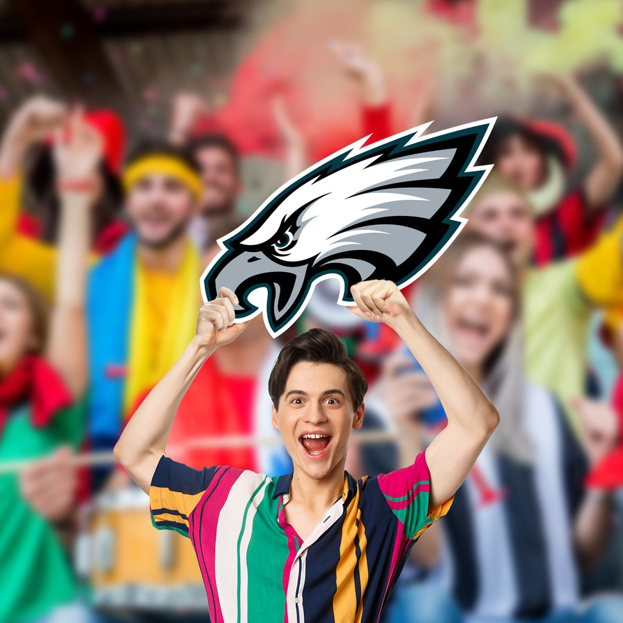 Logo - Big Head - Official NFL - Philadelphia Eagles - Foam Core Cutout