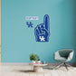 Kentucky Wildcats: Foam Finger - Officially Licensed NCAA Removable Adhesive Decal