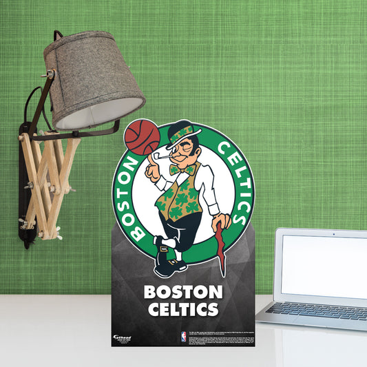 Boston Celtics:   Logo  Mini   Cardstock Cutout  - Officially Licensed NBA    Stand Out