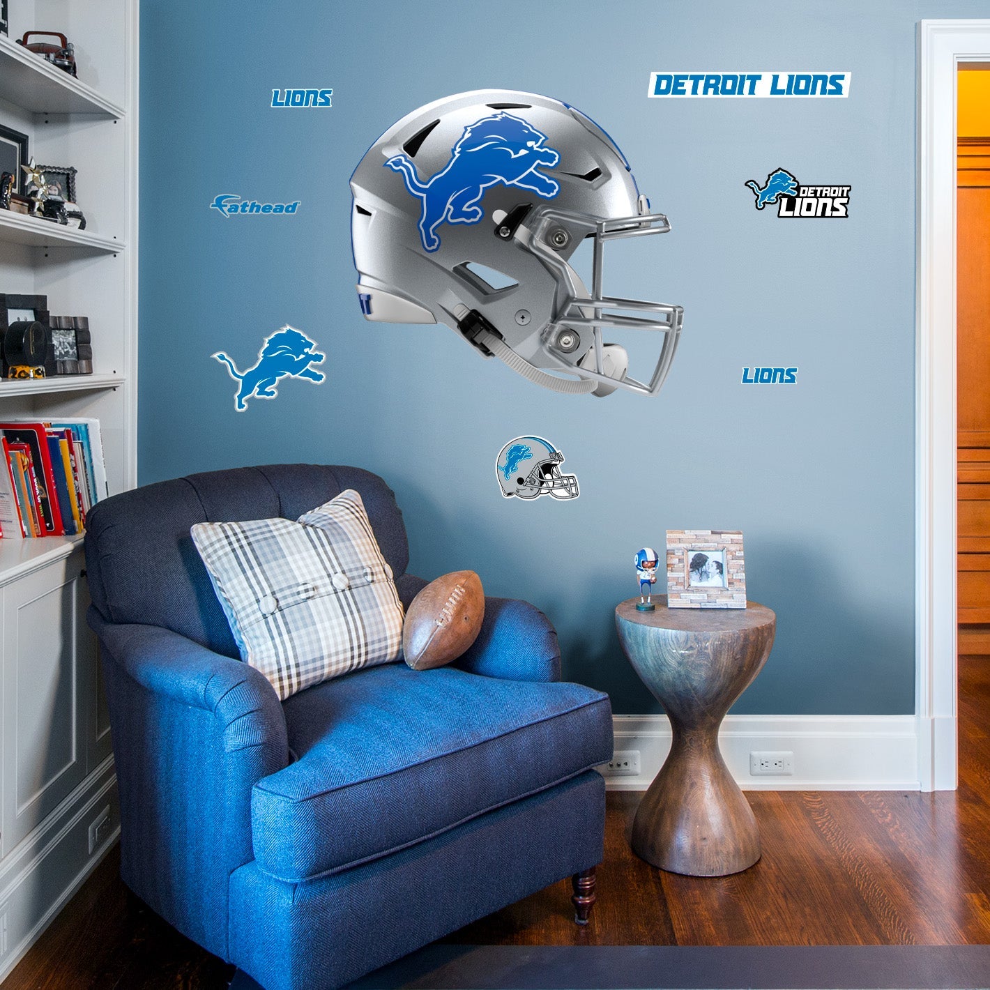 Detroit Lions: Helmet - Officially Licensed NFL Removable Adhesive Decal
