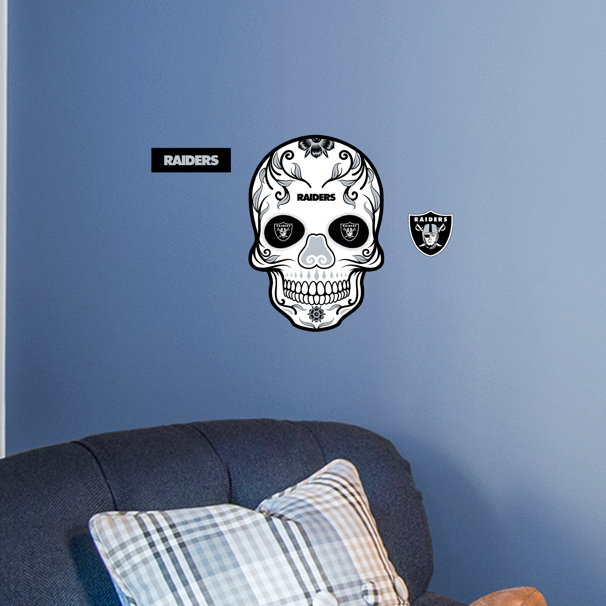 Nfl Skull Collection Las Vegas Raiders - RealBig Skull Collection - Official NFL - Reusable ...