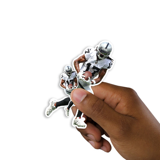 Las Vegas Raiders: Davante Adams  Minis        - Officially Licensed NFL Removable     Adhesive Decal