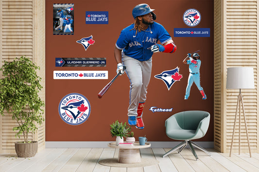 Toronto Blue Jays: Vladimir Guerrero Jr. 2021        - Officially Licensed MLB Removable Wall   Adhesive Decal
