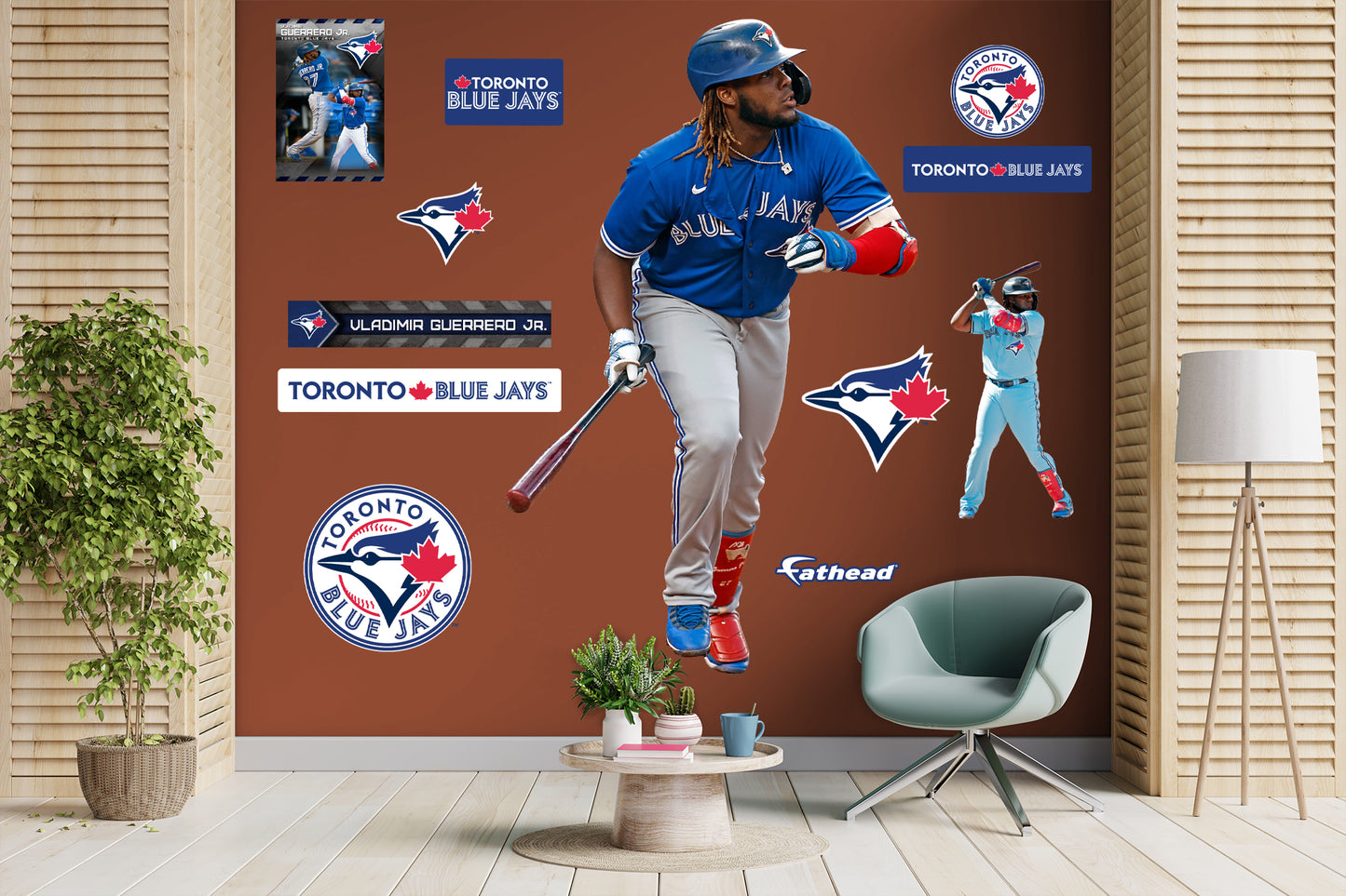 Toronto Blue Jays: Vladimir Guerrero Jr. 2021 - MLB Removable Wall Adhesive Wall Decal XL