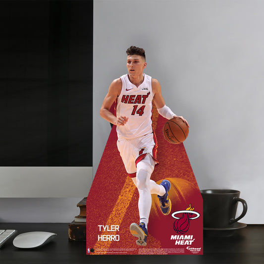 Miami Heat: Tyler Herro   Mini   Cardstock Cutout  - Officially Licensed NBA    Stand Out