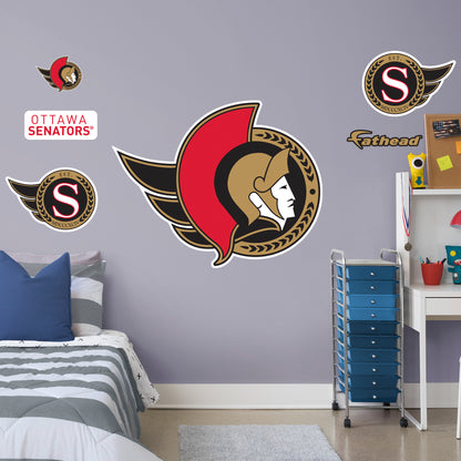 Ottawa Senators 2020 RealBig Logo  - Officially Licensed NHL Removable Wall Decal