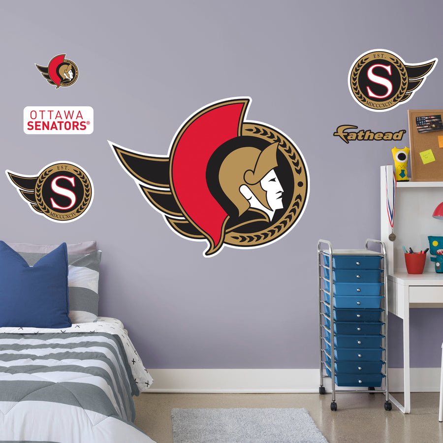 Ottawa Senators - RealBig Logo Collection - Official NHL - Reusable Vinyl Wall Decals #2