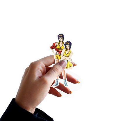 Sheet of 5 -Cowboy Bebop: Faye Minis        - Officially Licensed Funimation Removable     Adhesive Decal