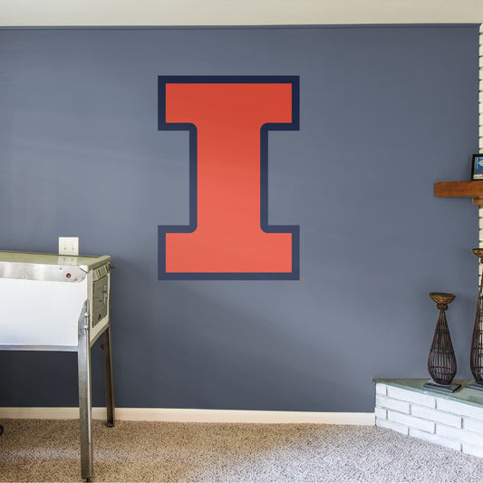 Illinois Fighting Illini: Logo - Officially Licensed Removable Wall Decal