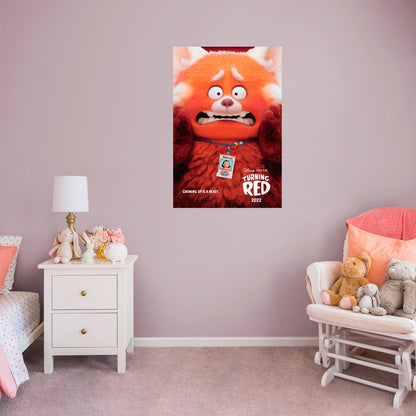 Turning Red: Red Panda Mei Movie Poster Poster - Officially Licensed Disney Removable Adhesive Decal