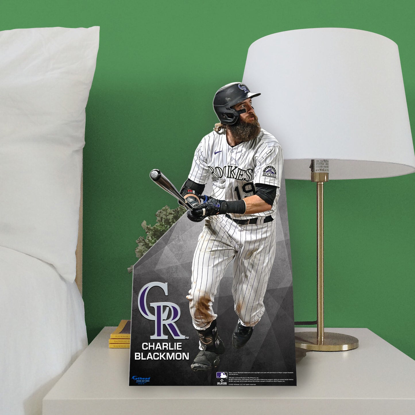 Colorado Rockies: Charlie Blackmon 2022  Mini   Cardstock Cutout  - Officially Licensed MLB    Stand Out