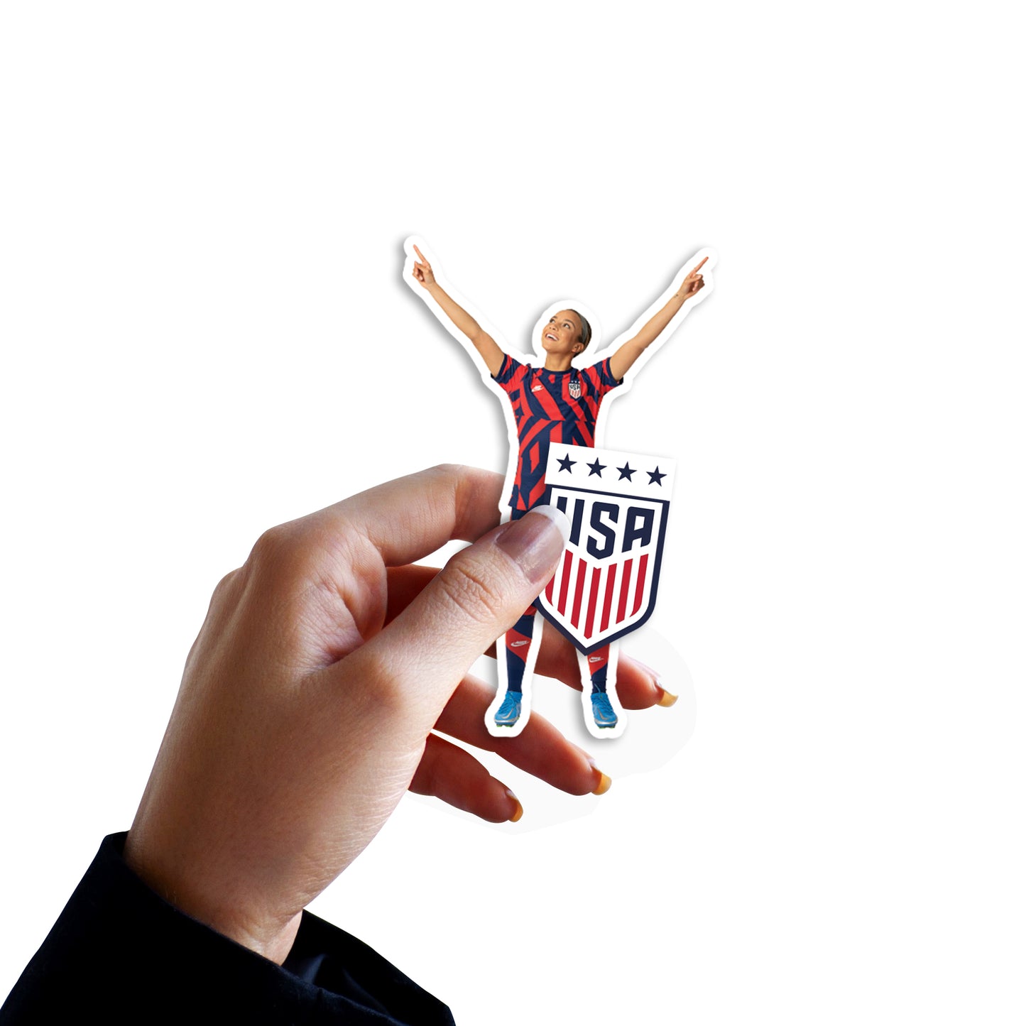 Sheet of 5 -Mallory Swanson Player Minis - Officially Licensed USWNT Removable Adhesive Decal