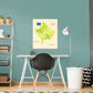 Maps of Europe: Kosovo Mural        -   Removable Wall   Adhesive Decal