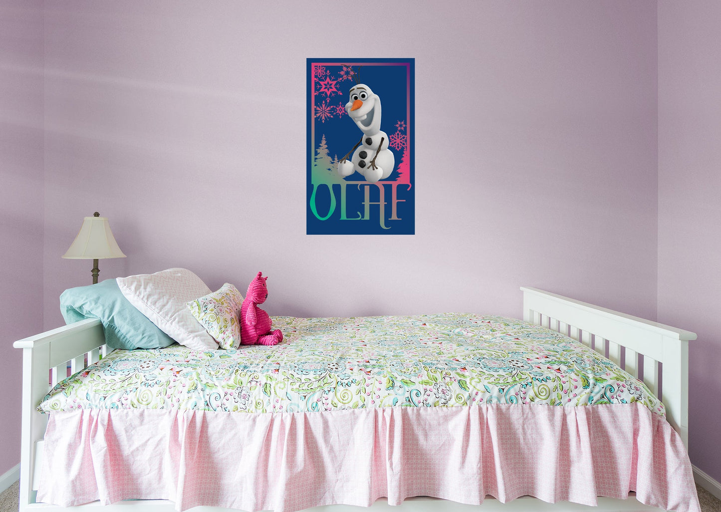 Frozen:  Olaf Mural        - Officially Licensed Disney Removable     Adhesive Decal