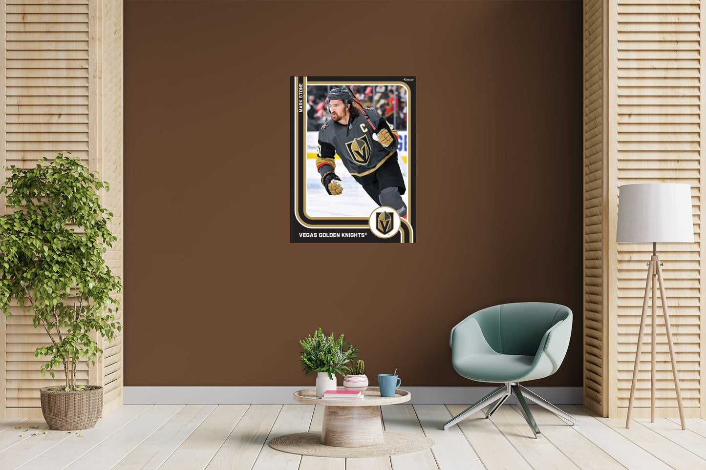 Vegas Golden Knights: Mark Stone Poster - Officially Licensed NHL Removable Adhesive Decal