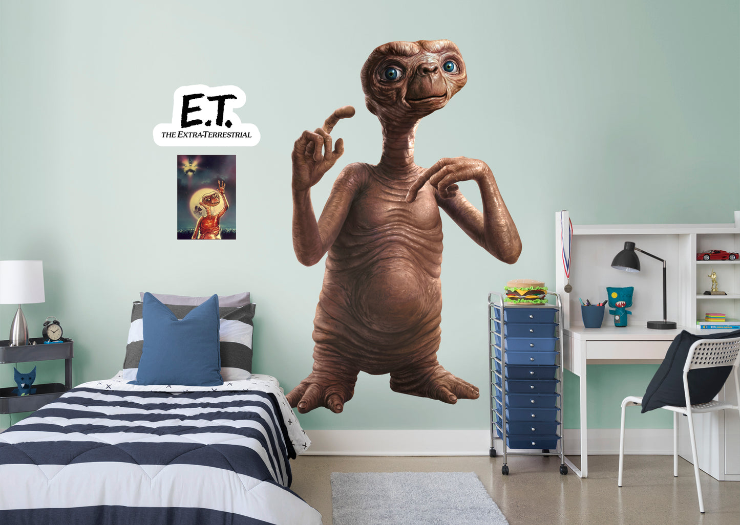 E.T.: ET RealBig        - Officially Licensed NBC Universal Removable Wall   Adhesive Decal