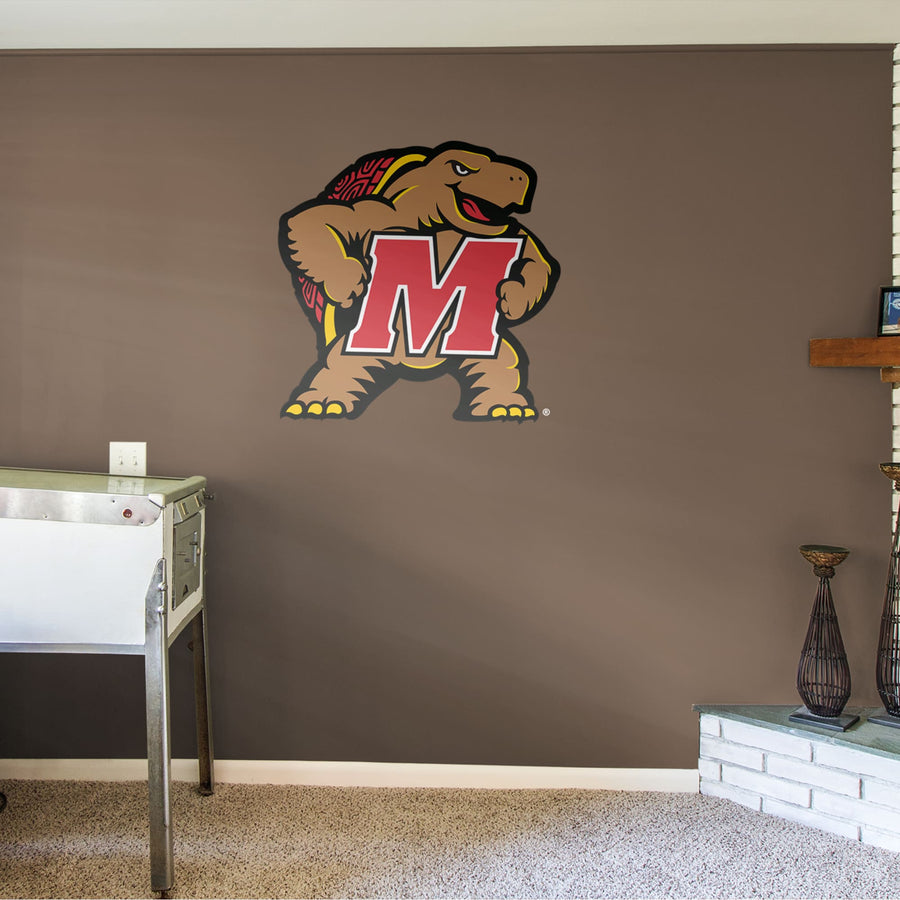 Maryland Terrapins - RealBig Logo Collection - Official NCAA - Reusable Vinyl Wall Decals