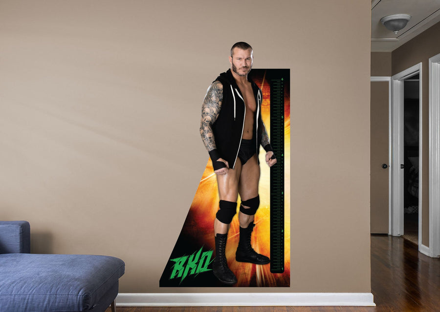 Randy Orton - Growth Chart - Official WWE - Reusable Vinyl Wall Decal