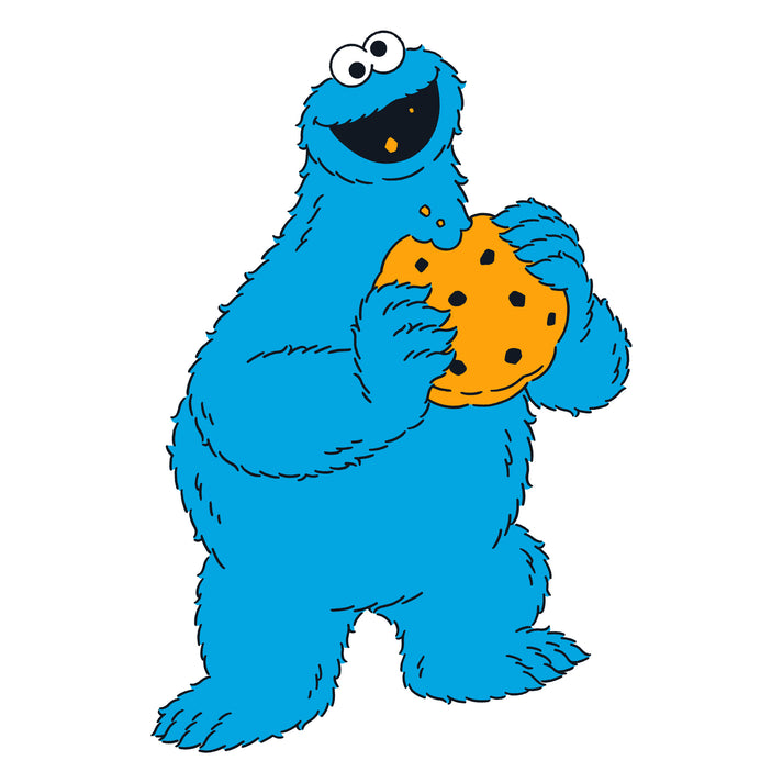 Cookie Monster Window Cling - Officially Licensed Sesame Street Remova ...