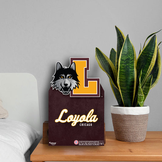 Loyola Chicago Ramblers: Mini Cardstock Cutout - Officially Licensed NCAA Stand Out