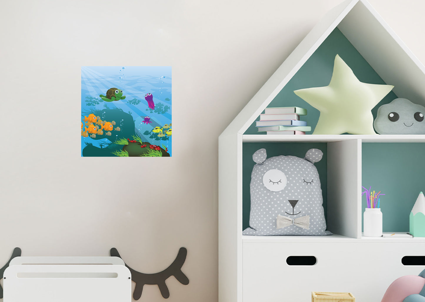 Nursery:  Turtle        -   Removable Wall   Adhesive Decal