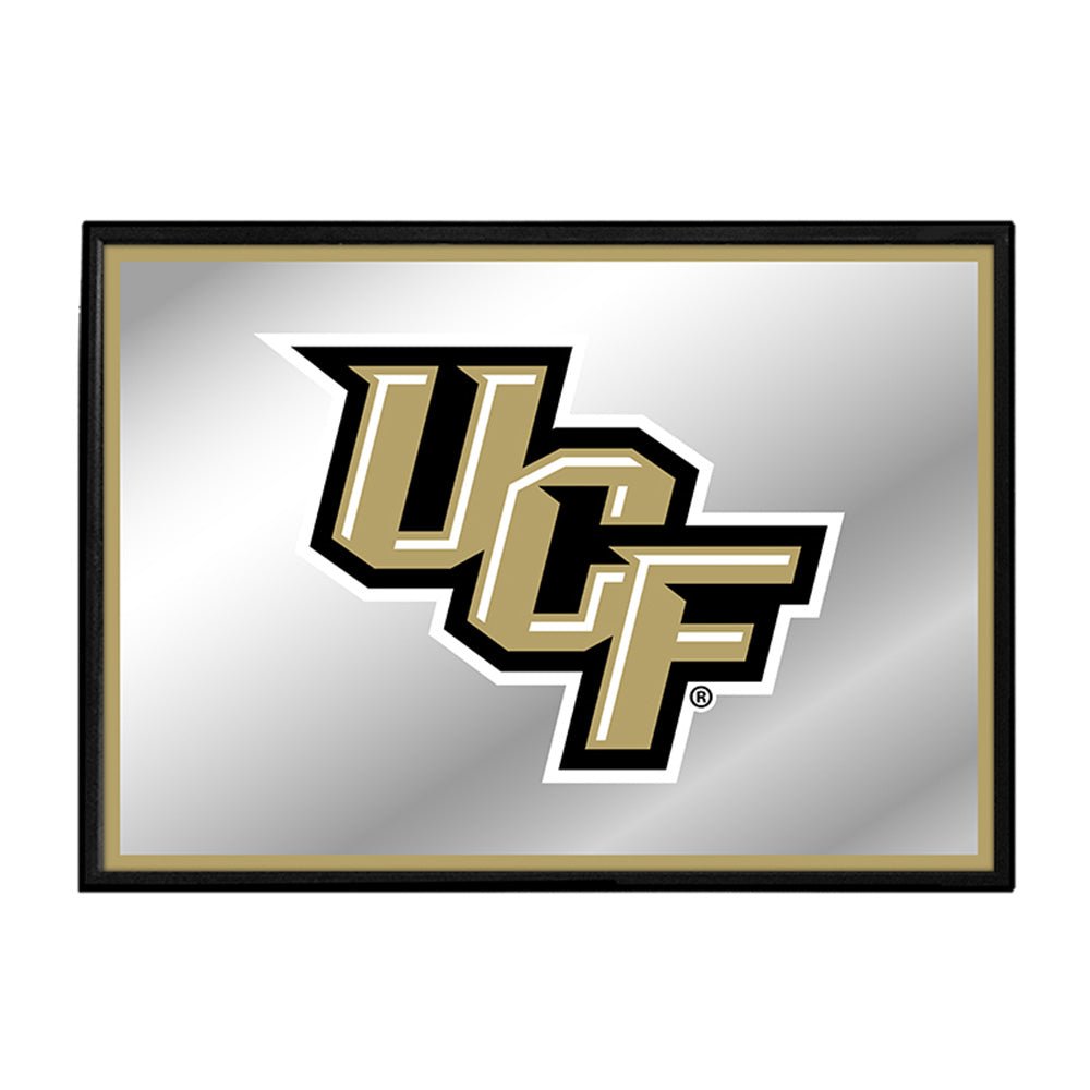 UCF Knights: Framed Mirrored Wall Sign - The Fan-Brand