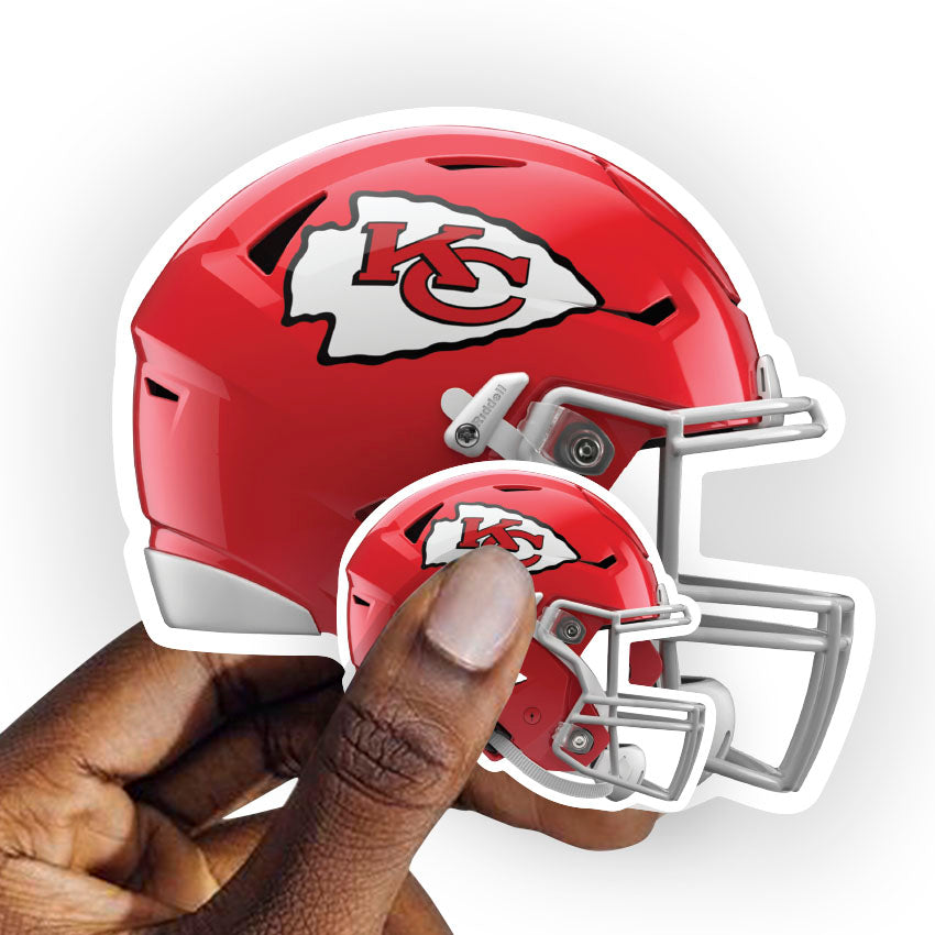 Kansas City Chiefs:  2022 Helmet Minis        - Officially Licensed NFL Removable     Adhesive Decal