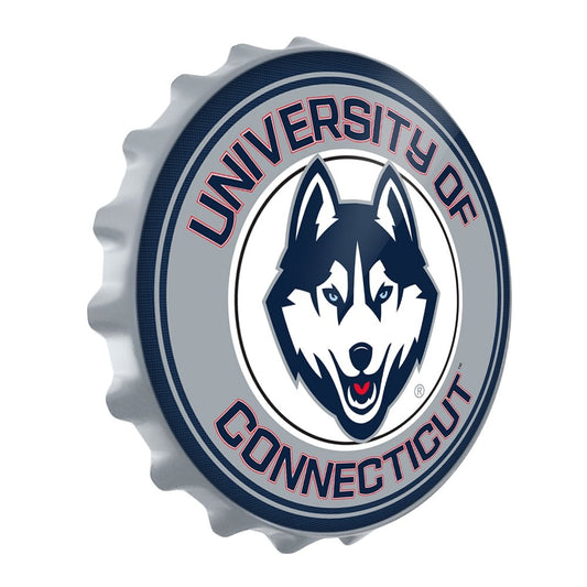 UConn Huskies: Bottle Cap Wall Sign - The Fan-Brand