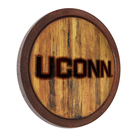 UConn Huskies: Branded "Faux" Barrel Top Sign - The Fan-Brand